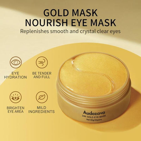 Premium Under-Eye Mask with Collagen and Hyaluronic Acid for Dark Circles, Puffiness, and Eye Bags - Moisturizing Anti-Aging Eye Mask - Hydrating Under Eye Patches (30 Pairs)
