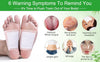 Audozava Foot Pads, Natural Bamboo Vinegar Ginger Powder, Easy to Use and Feel Better, Ginder Foot Pads for Relaxation, Relieve Stress, Improve Sleep, Pain Relief (10pc)